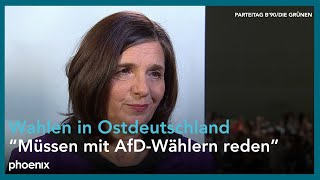 GrünenParteitag Interview mit Katrin GöringEckardt am 251123 [upl. by Airot]