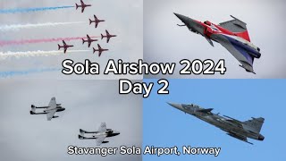 Sola Airshow 2024 Day 2 Sola Norway [upl. by Acissehc]