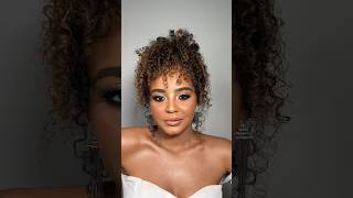 Penteado INCRÍVEL para cabelos CACHEADOS curlyhair curlyhairstyles hairtutorial hairstyles [upl. by Florella]