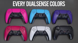 PS5 DualSense All Colors Comparison  Purple Blue amp Pink [upl. by Oliver]