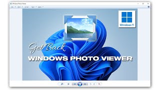 How To Enable Windows Photo Viewer In Windows 11 [upl. by Anole111]