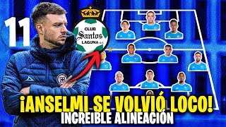 ✅🚨 ¡ÚLTIMO MINUTO Alineación de CRUZ AZUL vs SANTOS ¡La Sorpresa de ANSELMI [upl. by Diba]