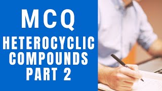 heterocyclic compounds mcq heterocycliccompounds heterocyclic system mcq [upl. by Amargo335]