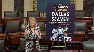 Murkowski Speaks On Senate Floor On Iditarod Winner Dallas Seavey [upl. by Nnep]