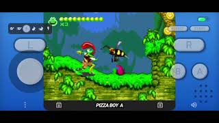 juego Frogger Advance  The Great Quest emulador Pizza Boy A pro [upl. by Radbun976]