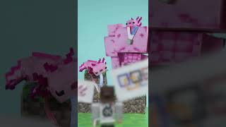 Incredible Axolotls Victory at Paris 2024 Olympics minecraft olympics shorts [upl. by Halle]