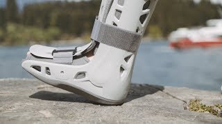 Moon Boot for High Grade Ankle Injuries  Remarkable Physios [upl. by Atsok]