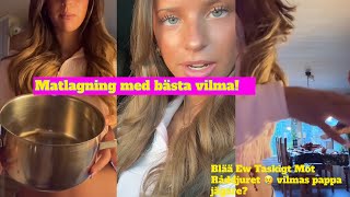 Vi ska liksom laga mat och det ligger ett rådjur på Vilmas bord OMG hedvig omg sjödin [upl. by Irtimid777]