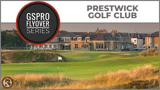 GSPro Course Flyover  Prestwick Golf Club  Designed by Pob16 [upl. by Pliner]