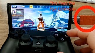 PS4 controller 100 working wireless with Fortnite Mobile [upl. by Trutko]