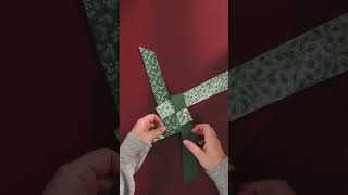 Star ornament of patchwork fabric – DIY by Søstrene Grene [upl. by Ardnosal]