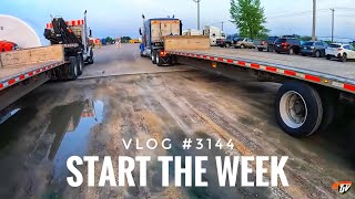 START THE WEEK  My Trucking Life 🇨🇦 🇺🇸  Vlog 3144 [upl. by Nylsor]