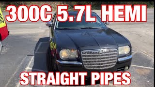 2006 Chrysler 300 C DUAL EXHAUST w STRAIGHT PIPES [upl. by Gonagle724]