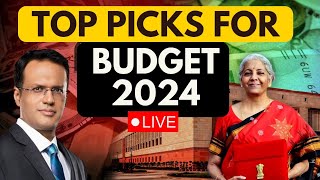 Live  Budget 2024 Stock Picks  Union Budget 2024  Best Stocks To Buy  Share Market [upl. by Aneerol]