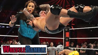 SHOCK Nia Jax Men’s Royal Rumble Entry WWE Royal Rumble 2019 Review  WrestleTalk’s WrestleRamble [upl. by Nivrem]