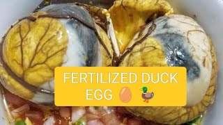 LETS CRACK AND PEEL FERTILIZED DUCK EGG 🥚EXOTIC BALUT CRACKING PEELING ASMR [upl. by Adnohr561]