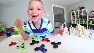 FATHER amp SON FIDGET SPINNER WAR [upl. by Star]