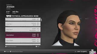 Kendall Jenner Face Creation MLB The Show 24 [upl. by Taylor]