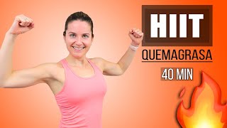 Cardio HIIT INTENSO para QUEMAR GRASA 🔥  40 MINUTOS [upl. by Irtimid]