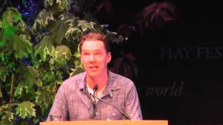 1 of 2  Benedict Cumberbatch and Louise Brealey read Chris and Besse at Letters Live Hay Festival [upl. by Lesde679]