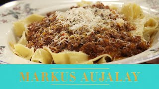 Pappardelle med köttfärssås  Markus Aujalay [upl. by Badr]