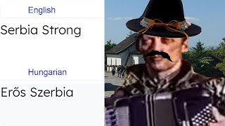 Serbia Strong in different languages meme [upl. by Yetah901]