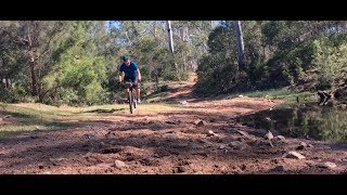 Rail trails day 2 Kingaroy to Yarraman link [upl. by Aihsital]