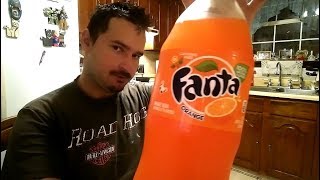 Fanta Orange Soda Review [upl. by Ecinnej]