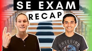 Did We pass the SE Exam Exam Day Recap and Experiences  QuickQuestionEngineering [upl. by Fadil440]