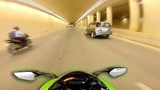 Zx10R SOUND IN TUNNEL LOUD amp BRUTAL [upl. by Yhtac]