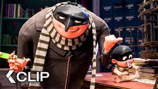 DESPICABLE ME 4 Movie Clip  Baby Grus First Heist 2024 Minions [upl. by Kcid]