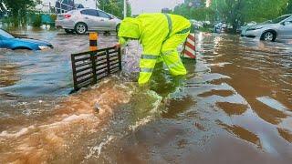 Rescue the Streets Unclogging Drains to Prevent Flooding [upl. by Vastah48]