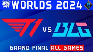 T1 vs BLG Highlights ALL GAMES  Grand Final Worlds 2024  T1 vs Bilibili Gaming by Onivia [upl. by Alderson]