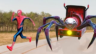 Homem Aranha e o Monstro Trem Maluco 2 Histórias de SUPER HERÓIS [upl. by Jacquelynn986]