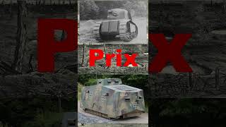 Un duel au sommet entre le char Allemand A7V et le char français le char Peugeot ww1 history [upl. by Lauri]