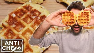 how to make PERFECT BELGIAN WAFFLES [upl. by Estel659]