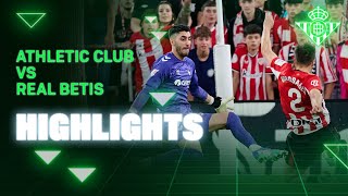 Resumen del partido Athletic Club  Real Betis  HIGHLIGHTS  Real BETIS Balompié [upl. by Enawyd]