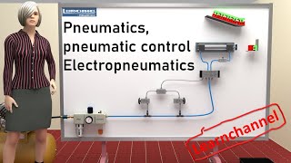 Pneumatics Pneumatic Control and Electropneumatics explained  Pneumatics for beginners [upl. by Saberio]