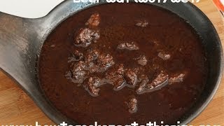 Ethiopian Food  Beef Wot Recipe  Berbere Injera Amharic wet wat doro [upl. by Eedebez405]