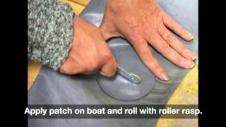 Repair and Patching a Hypalon Dinghy [upl. by Horgan]