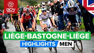 Dominant Solo Victory  LiègeBastogneLiège 2023 Highlights  Men [upl. by Jahdai]