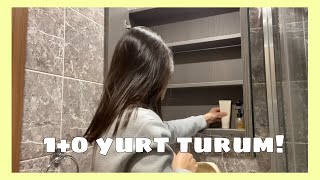 ARTIK TEK BAŞIMA YAŞAYACAĞIM🤩  10 dairemi birlikte yerleştirelim🤍yurt turu odaturu yurt [upl. by Nezam104]