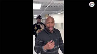 Mayweather shows off his garage to Ghanaian millionaire Nana Kwame Bediako [upl. by Tibold]