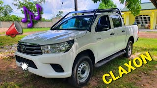 CLAXON DE CAMION A LA MAMALONA  TOYOTA HILUX 2018  MICHAEL [upl. by Shari619]