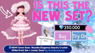 WAS THE NEW SET LEAKED 🫢 HOW MUCH WILL IT COST 💸 Royale High New Glitterfrost Set 2023 [upl. by Ycul]