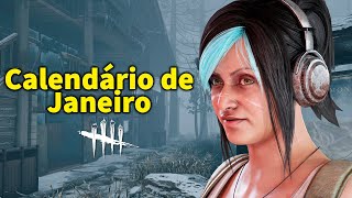 Calendário de Janeiro Lootboxes e Filme do DBD [upl. by Nahallac483]