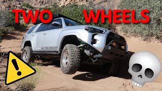 HARDEST OFFROAD TRAIL IN THE 4RUNNER level 8 terrain [upl. by Ahselak]