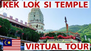 The Biggest Buddhist Temple in Malaysia  Kek Lok Si Temple  VIRTUAL Tour narrated 🇲🇾 [upl. by Nylemaj]