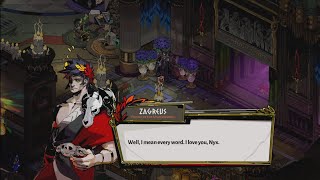 Zagreus tells Nyx the plan and that he loves her  Hades [upl. by Aiyn256]