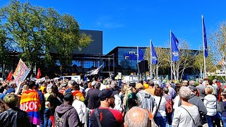 🚨🚔 Viel Polizei und Antifa in Donaueschingen bei AfDWahlkampfveranstaltung  Live 27042024 [upl. by Jolynn275]